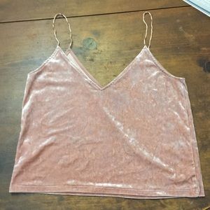 Pink Velvet H&M Tank Top